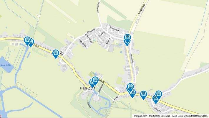 Geolyzer Kartenausschnitt