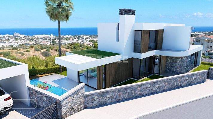 Villas with Private Pools and Views in Girne North Cyprus