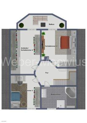 3413 Grundriss Dachgeschoss
