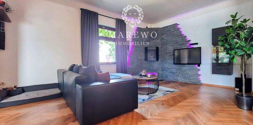 Haupthaus EG-Wohnung - Wohnzimmer, Bild 1