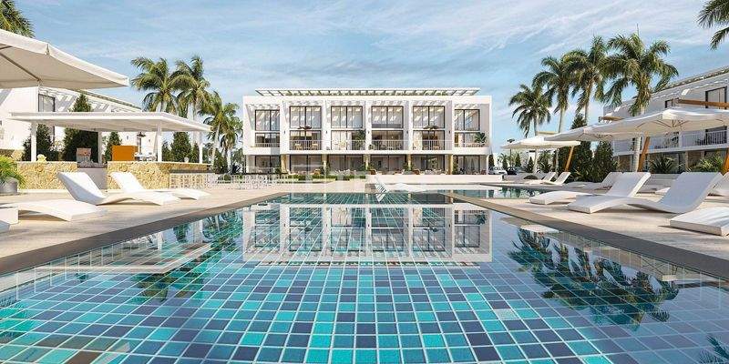 Garden Floor and Penthouse Apartments in Esentepe Girne