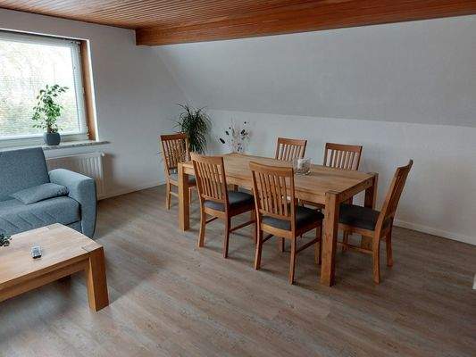 Wohn- und Esszimmer Wohnung 3