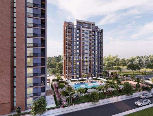 Apartments for Sale in Advantageous Location in Mersin Mezitli