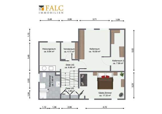 Grundriss Untergeschoss