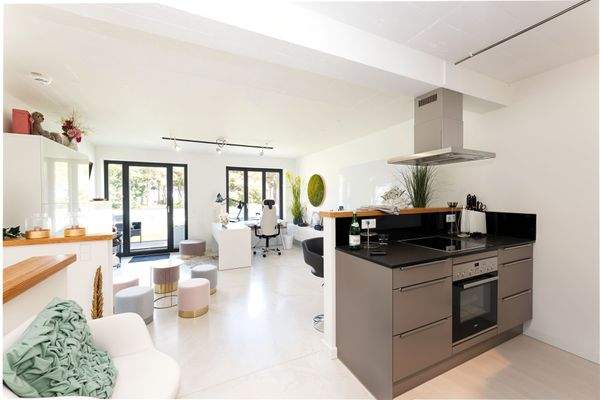 Wohnbereich mit Küche