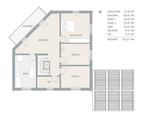 Einzelgrundriss 1. OG