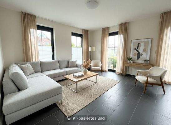 Wohnbereich KI Homestaging