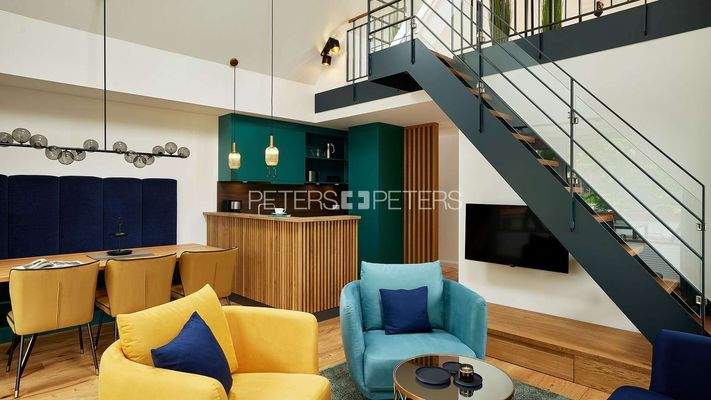 Wohnbereich/Küche WE 14