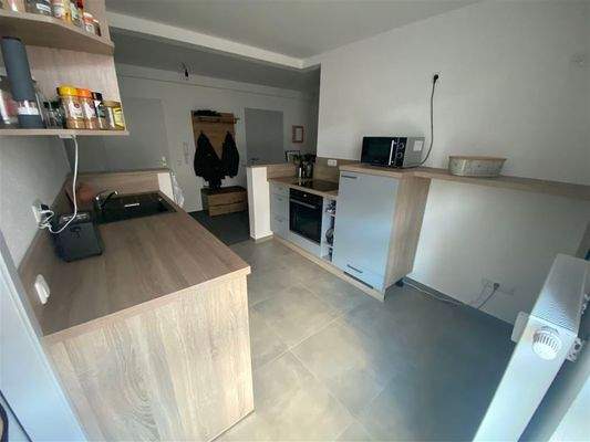 Einbauküche kann genutzt werden