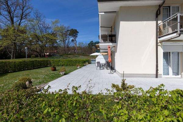 Die idyllische Terrasse im Grünen 