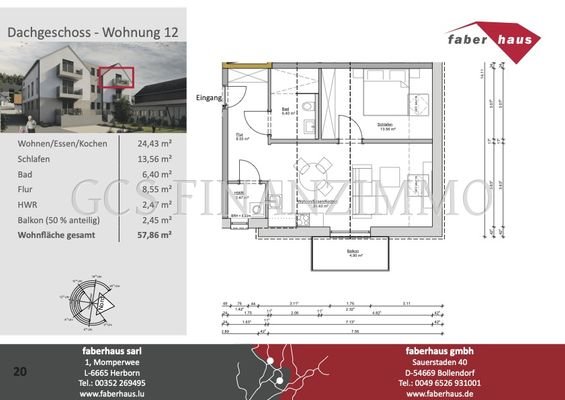 Dachgeschoss - Wohnung 12