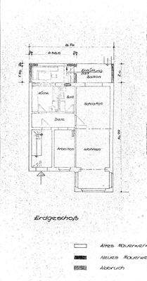 Grundriss Vorderhaus 2 - Hochparterre