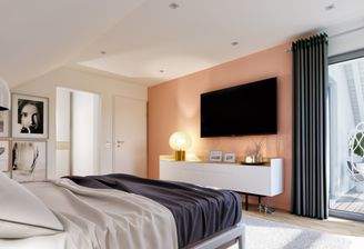 Modernes Schlafzimmer-Highlight