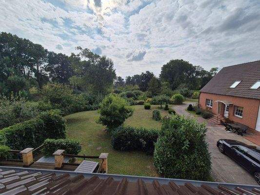 Blick aufs Grundstück