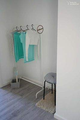 Garderobe im Flur 