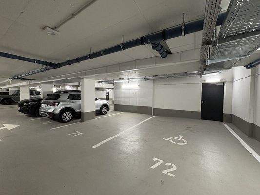 Bedienung von der Tiefgarage aus