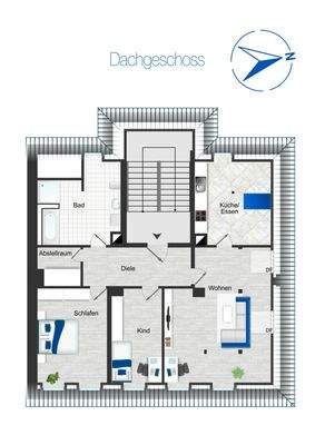 Grundriss Dachgeschoss