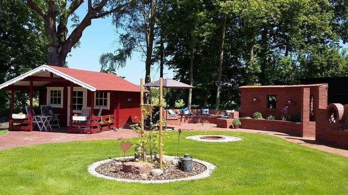 Gartenhaus, Garten Parkähnlich angelegt