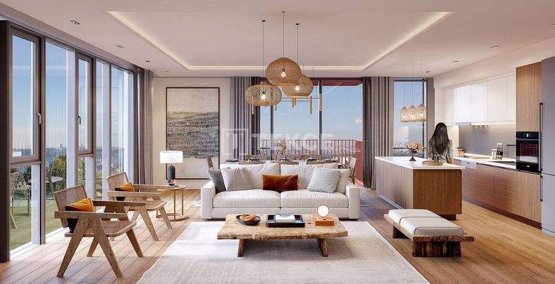 Spacious Apartments within Secured Complex in Küçükçekmece