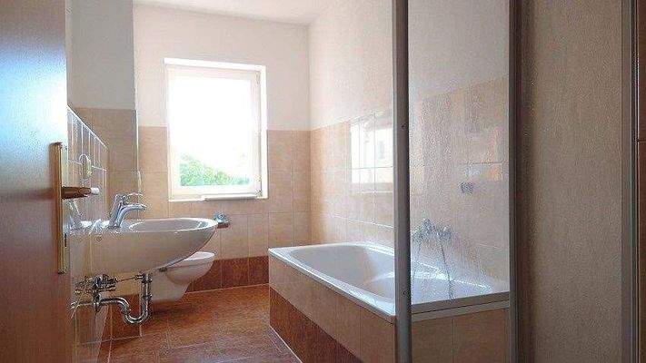 Blick ins Tageslichtbad