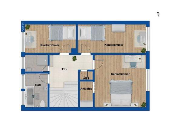 Grundriss Obergeschoss