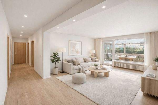 Wohnbereich - Erdgeschoss - Visualisierung