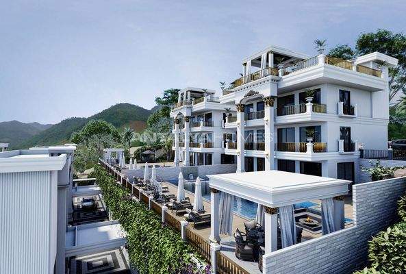 Sea and Nature-View Villas with Private Pool in in Alanya