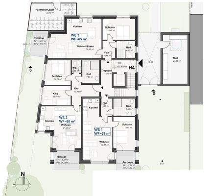 Geschossplan Erdgeschoss