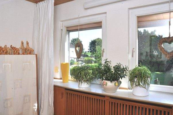 Zimmer mit Ausblick zum Rheindeich