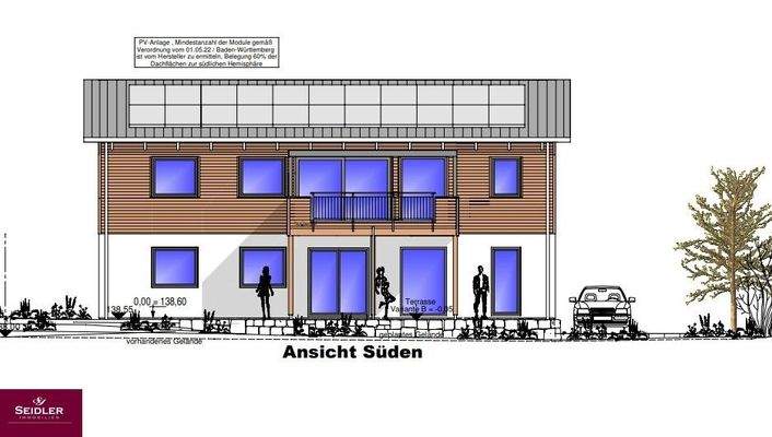 Suedansicht des Hauses