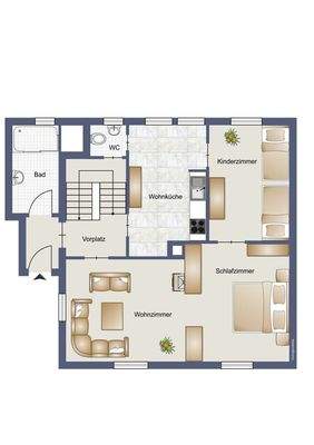 Illurstration Erdgeschoss