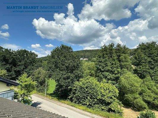 Blick Fenster DG Straßenseite