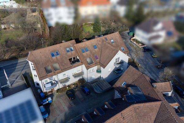 von oben - Süd-Dachloggia