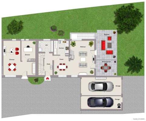 Grundriss Erdgeschoss Neubau