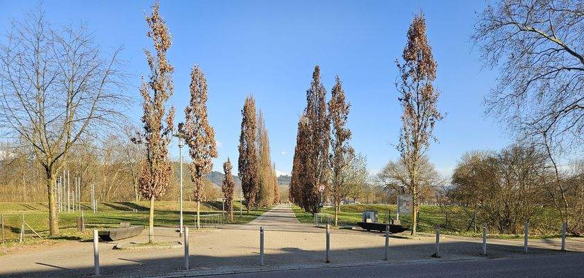 See Parkareal direkt vor der Haustür