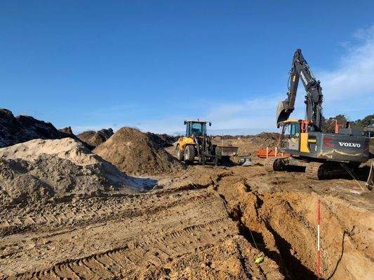 Erschließungsarbeiten