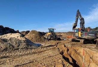 Erschließungsarbeiten