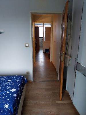 Schlafzimmer Richtung Küche