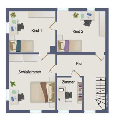 Grundriss 1. Obergeschoss