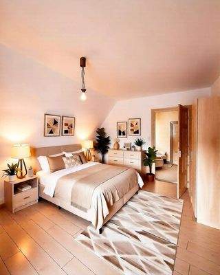 Schlafzimmer KI Bild