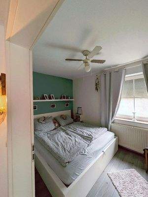 Das Schlafzimmer im EG