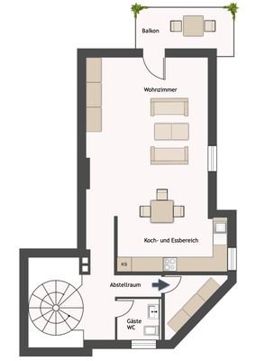 Grundriss Ebene 2