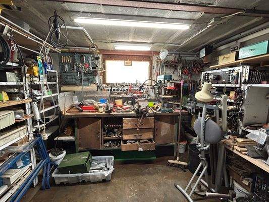 Werkstatt im Keller