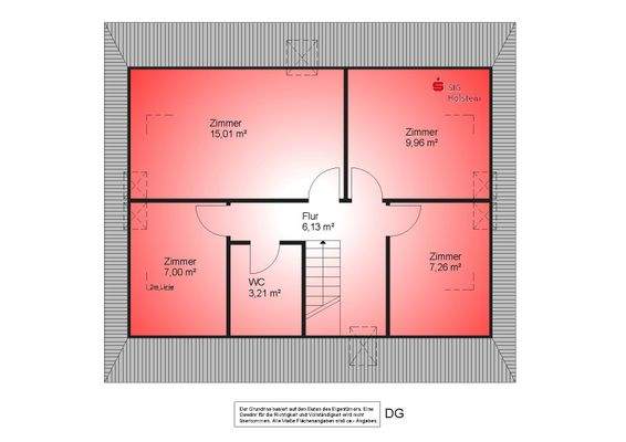 Grundriss Dachgeschoss