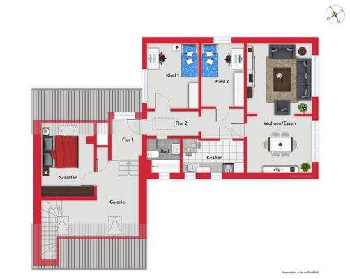 Grundriss Dachgeschoss