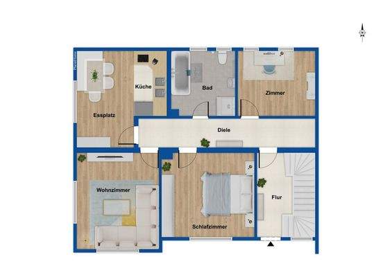 Grundriss - Erdgeschoss