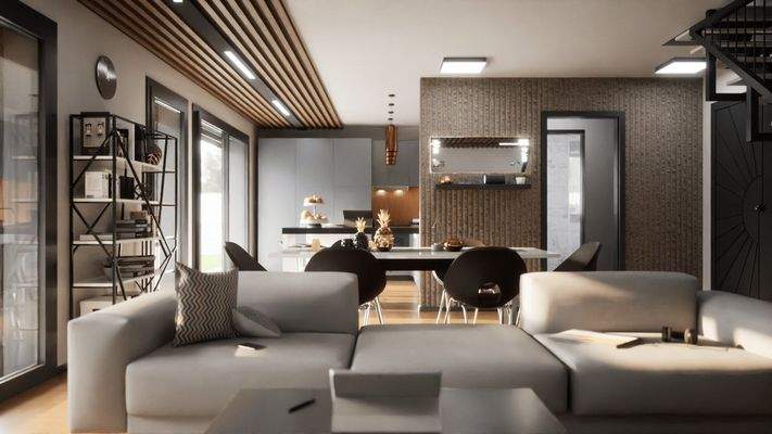 neu errichtete Doppelhaushälfte in Lignano Riviera