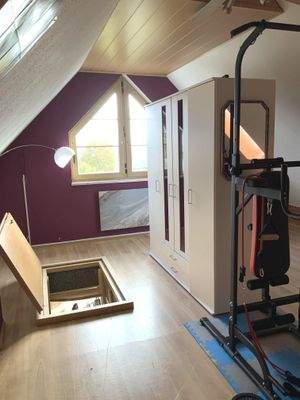Fitnessraum am Dachboden