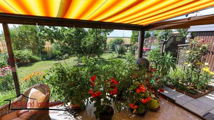 Blick aus dem Sommergarten