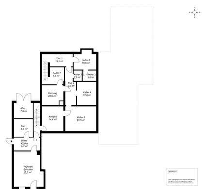 Grundriss Kellergeschoss